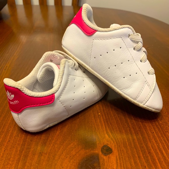 Baby girl Adidas shoes.